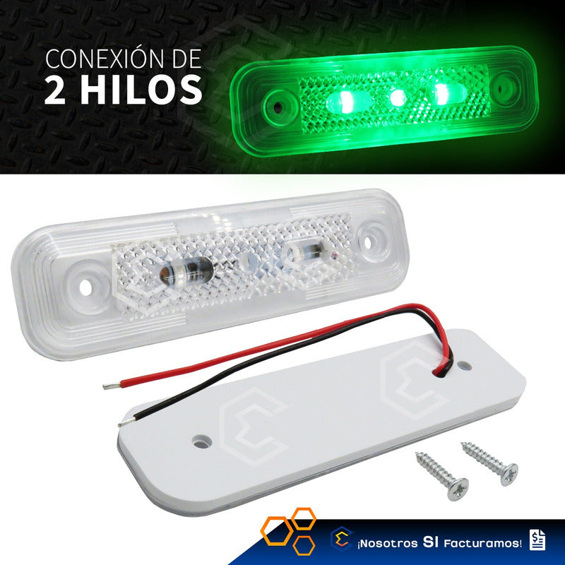 10 Plafón Cuarto Direccional Lateral Led Alta Intensidad 24v