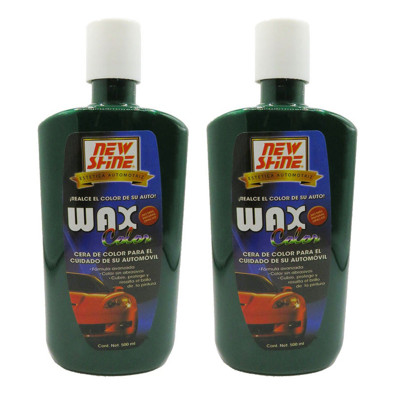 2 Cera Wax De Color Proteje Y Resalta El Brillo En Pintura