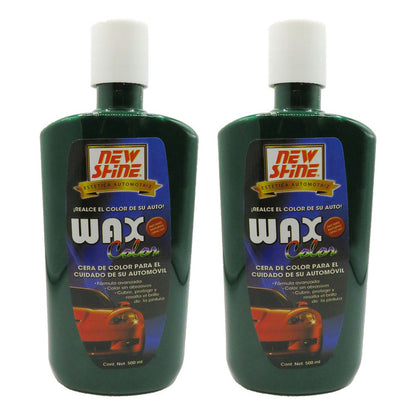2 Cera Wax De Color Proteje Y Resalta El Brillo En Pintura
