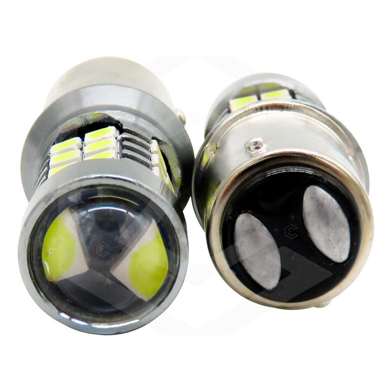 2 Focos 27 Led 1156 1157 3157 7440 7443 No Error Stop Cuarto