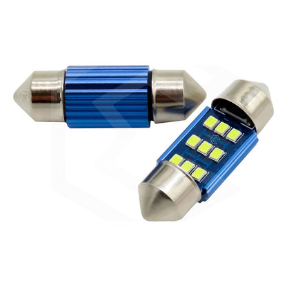 Par De Focos Luz Interior 18 Leds Canbus 31mm 36mm 39mm 41mm