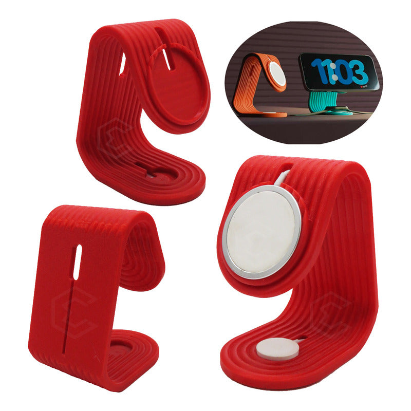 Base Soporte De Carga Para iPhone Y Apple Watch Impresión 3d