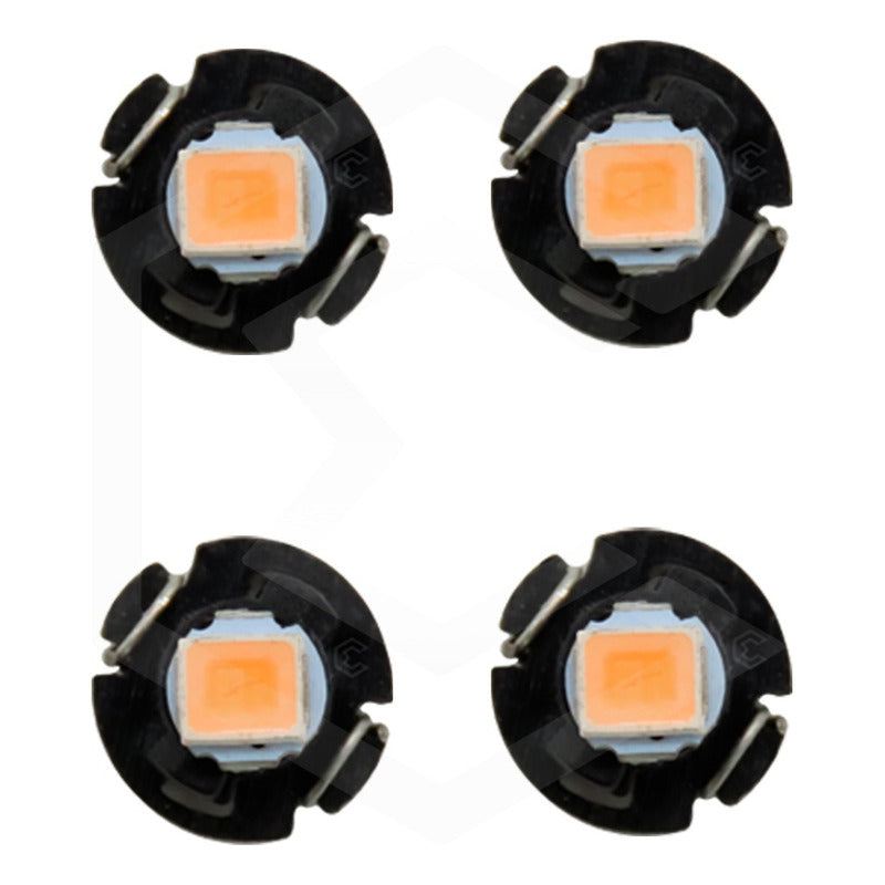 Kit 4 Focos Led T3 T4.2 T4.7 Clúster Para Tablero Fija 12v