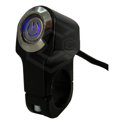 Switch Interruptor Manubrio On Off Moto Atvs Con Led 4x4