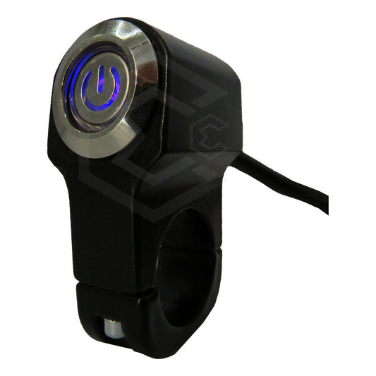 Switch Interruptor Manubrio On Off Moto Atvs Con Led 4x4