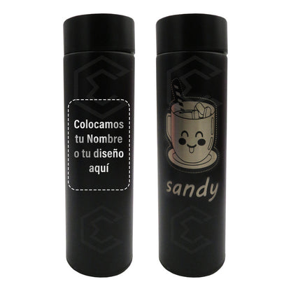 10 Termo Digital Personalizado Nombre Logo Grabado Láser 500 Mixto