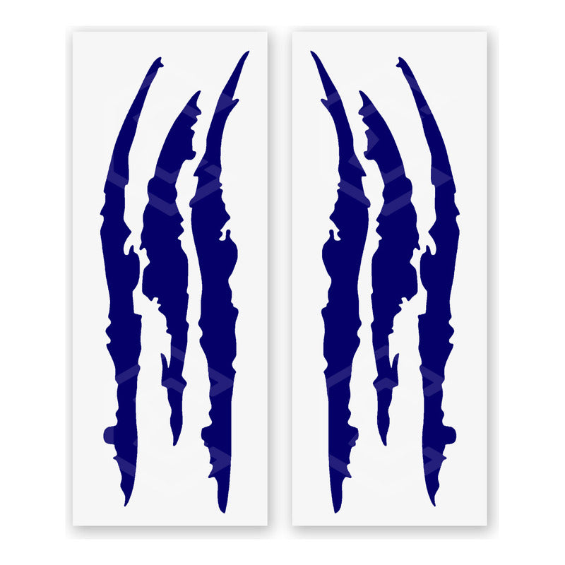 10 Calcomanía Arañazo Garra Sticker Vinil Auto Moto 2 Piezas