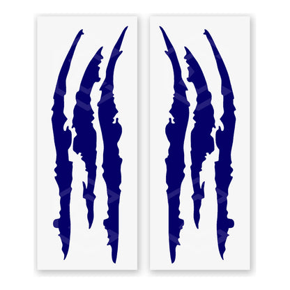 10 Calcomanía Arañazo Garra Sticker Vinil Auto Moto 2 Piezas