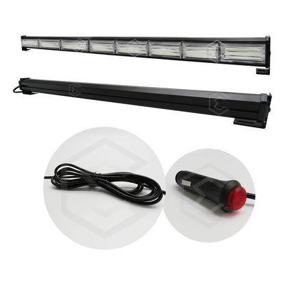 Barra Torreta Led Cob 8 Módulos Estrobo Código 16 Funciones