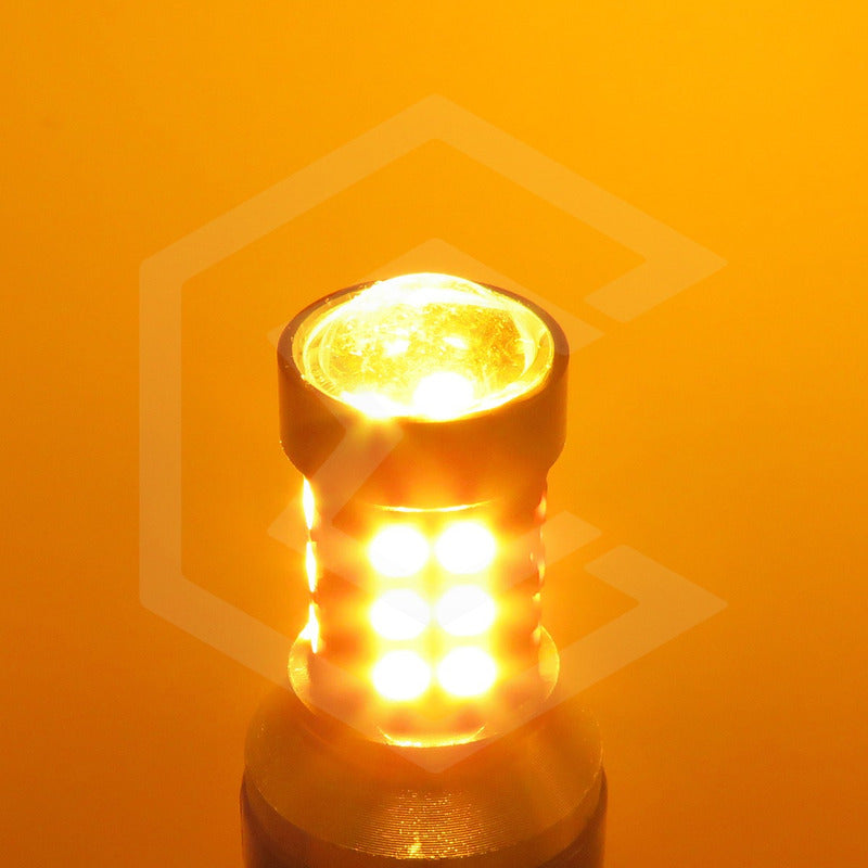 2 Focos 27 Led 1156 1157 3157 7440 7443 No Error Stop Cuarto