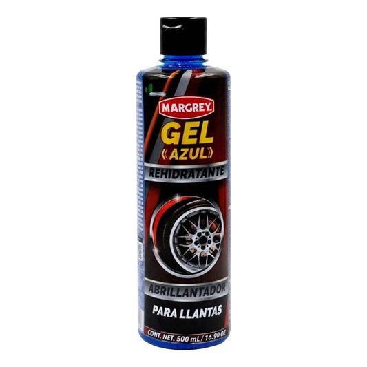 Abrillantador Margrey Para Llantas Gel Azul 500 Ml