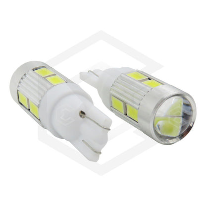 Par De Focos De Pellizco 10 Led Smd Super Potente Lupa 12v