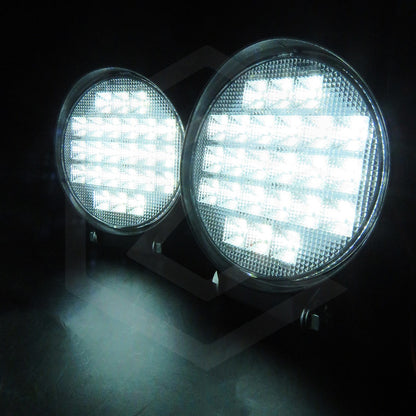 Par De Faros 24 Leds 9-30v 72w Blanco/ambar 5 Funciones