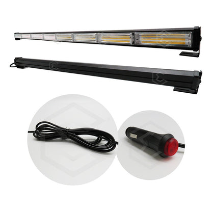 Barra Torreta Led Cob 8 Módulos Estrobo Código 16 Funciones