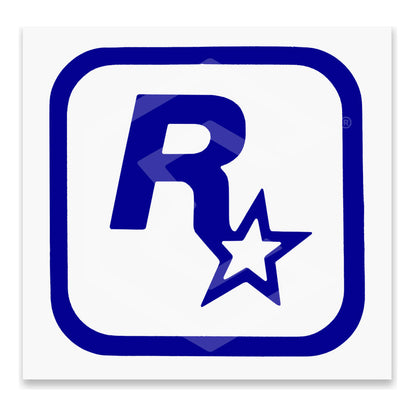 Calcomanía Rockstar Gta Sticker Vinil Auto Moto 9.5cm X9.5cm