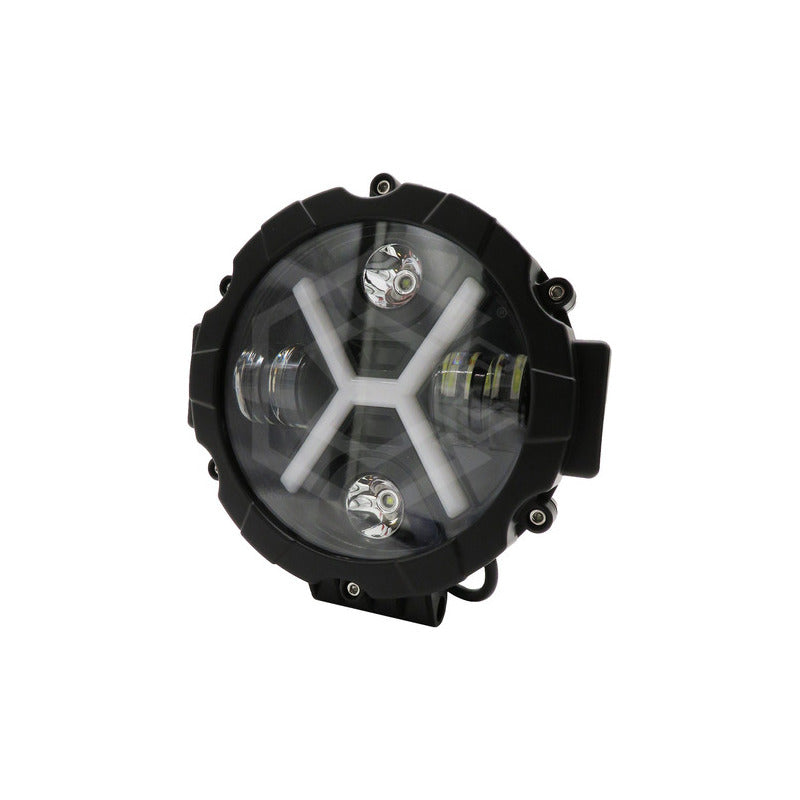Faro De Led Auxiliar Luz Blanca En X 24000lm  6 Led 12-24v