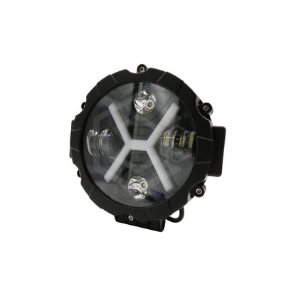 Faro De Led Auxiliar Luz Blanca En X 24000lm  6 Led 12-24v
