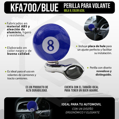 Perilla Manija Giratoria Volante Universal Bola De Billar