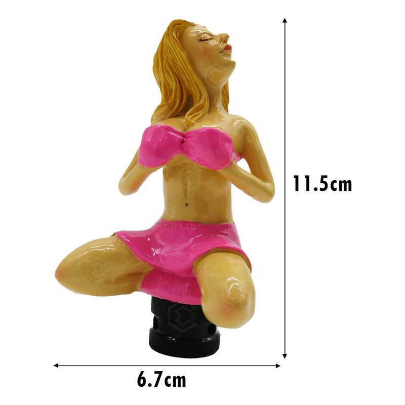 Perilla Palanca Automotriz Universal Pomo Forma De Bailarina