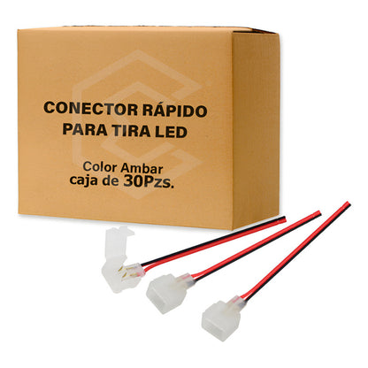 Conector Rápido Para Tira De Led Neon Neonflex 3528 30 Pieza Con01