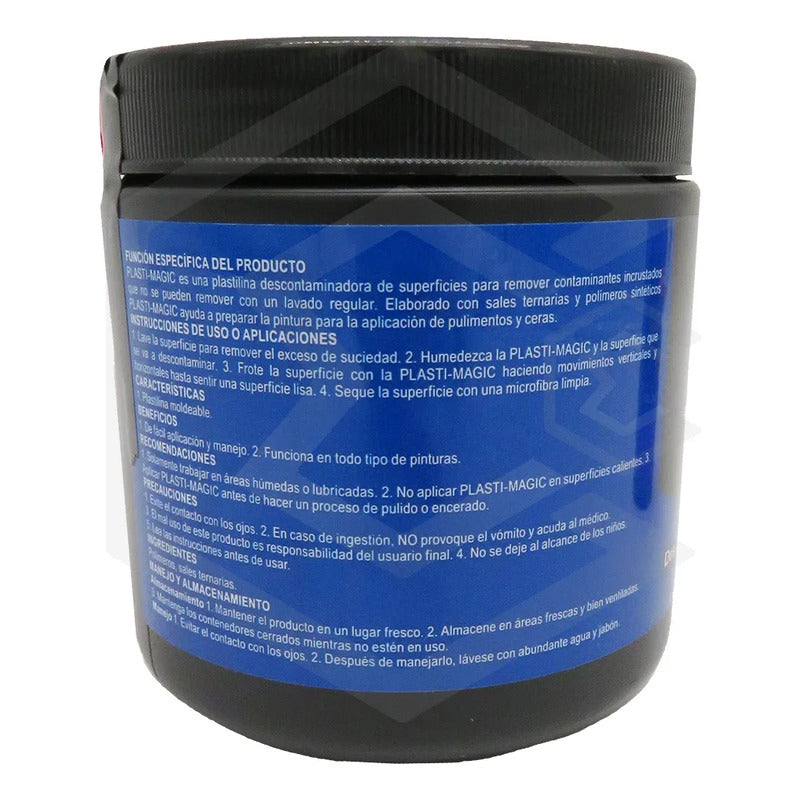 Plastilina Descontaminante Pintura Plastimagic Margrey 200gr Negro