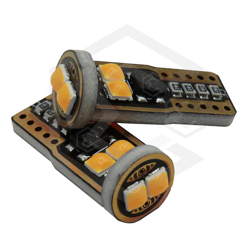 Par De Focos Pellizco 6 Led Burbuja Canbus Super Potente 12v
