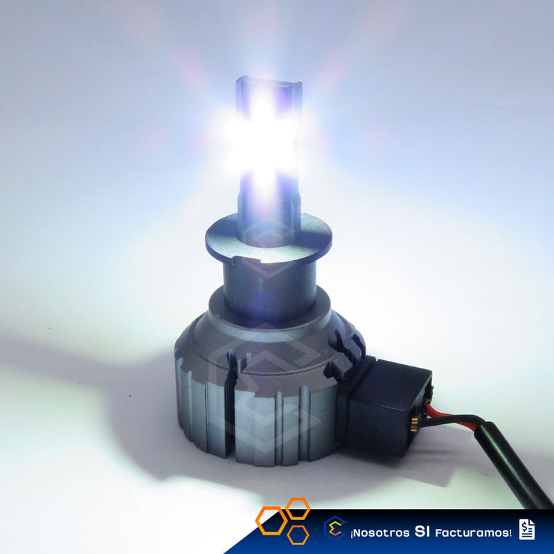 Kit Focos 12 Leds H3 Alta Baja Plug And Play 10,000lm 12-24v H3