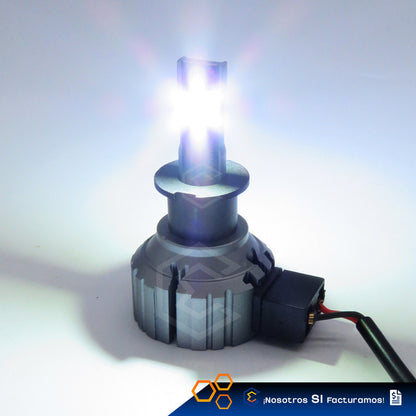 Kit Focos 12 Leds H3 Alta Baja Plug And Play 10,000lm 12-24v H3