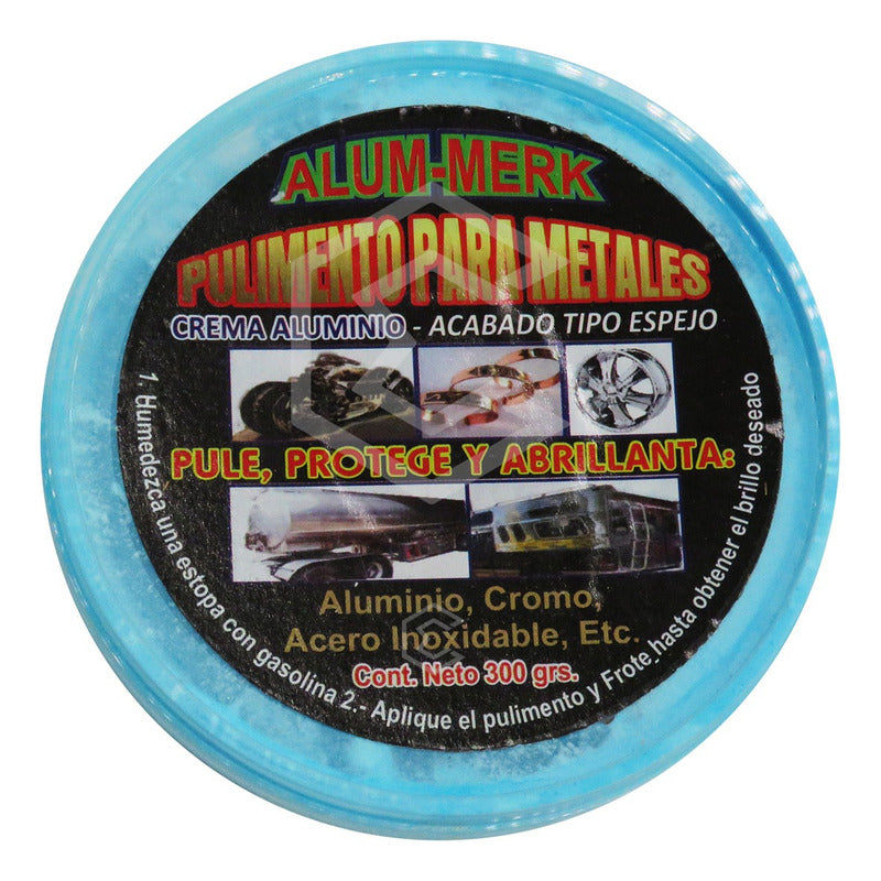 Pulimento Para Metales Aluminio Cromo Acero Acabado Espejo