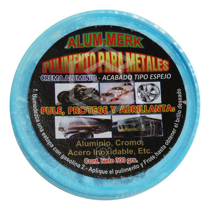 Pulimento Para Metales Aluminio Cromo Acero Acabado Espejo