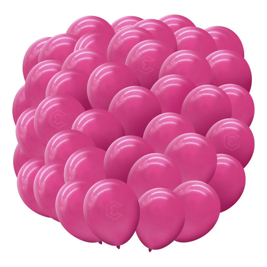 Bolsa 100 Globos Rosa Mexican Brilloso #10 Fiesta Boda Latex
