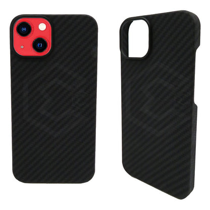 Funda Case De iPhone 13-14 Fibra De Carbono 100% Real