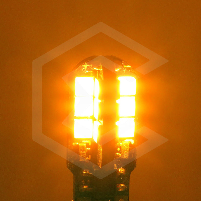 Par De Focos Pellizco T10 24 Leds Canbus 3030 Alta Potencia