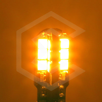 Par De Focos Pellizco T10 24 Leds Canbus 3030 Alta Potencia