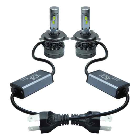 Kit Focos H4 24 Leds Csp 9-30v 34.2w Real Alta Y Baja 8000lm H4