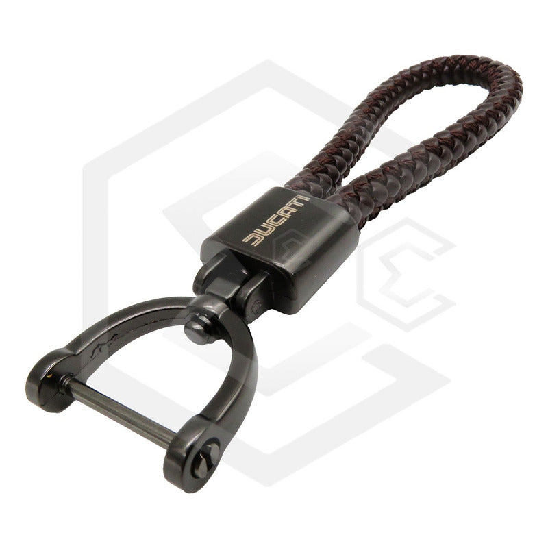 Llavero Para Moto Ducati 100% Piel Monster Diavel Panigale