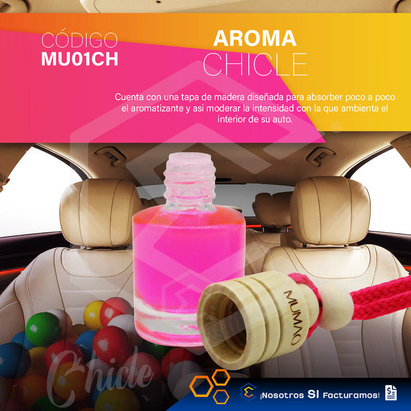 12 Aromatizante Colgante Botella 8ml Auto Casa Ambient Mumao