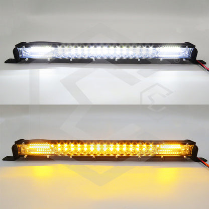 Barra Slim 100 Hiperled 16'' Blanco-ambar 5 Funciones 12-24v