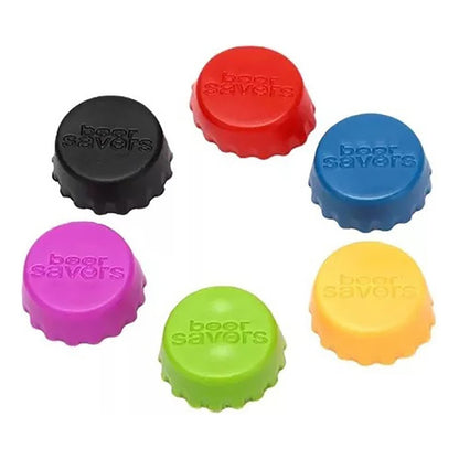 6x Cubrebotellas Cerveza Silicon Tapa Cerveza Botellas Chela