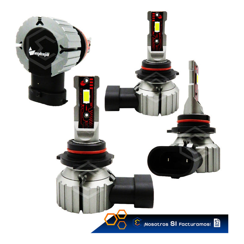 Kit Focos 12 Led 9006 Alta Baja Plug And Play 10000lm 12-24v 9006