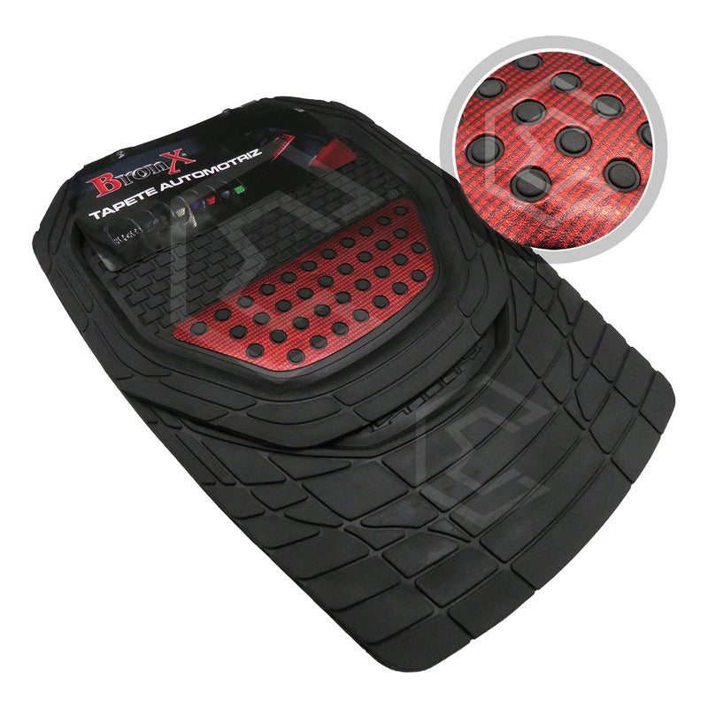 Tapete Tipo Charola Uso Rudo Auto Camioneta Juego 4 Piezas