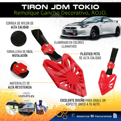 Tiron Nissan Rombo Jdm Tsurikawa Remolque Gancho Decorativo