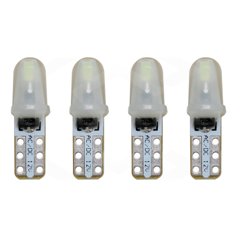 4 Focos Led T5 2721 12v Tablero De Mandos Cluster 5 Colores