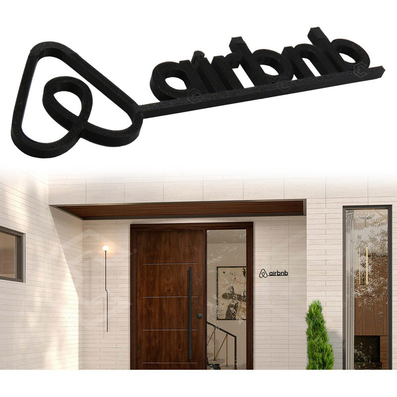 Letrero Airbnb Ideal Para Anfitriones Viajes Impreso 3d Petg