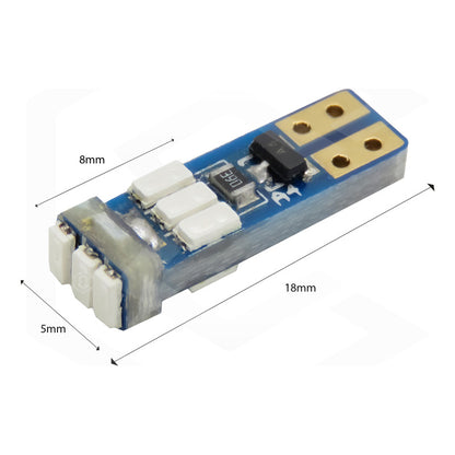 Kit 10 Focos De Pellizco T5 9 Hiper Leds Cluster 2721 1w 12v