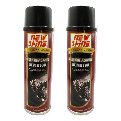 2 Desengrasante Motor Aerosol Alto Poder Quita Grasa Y Sarro