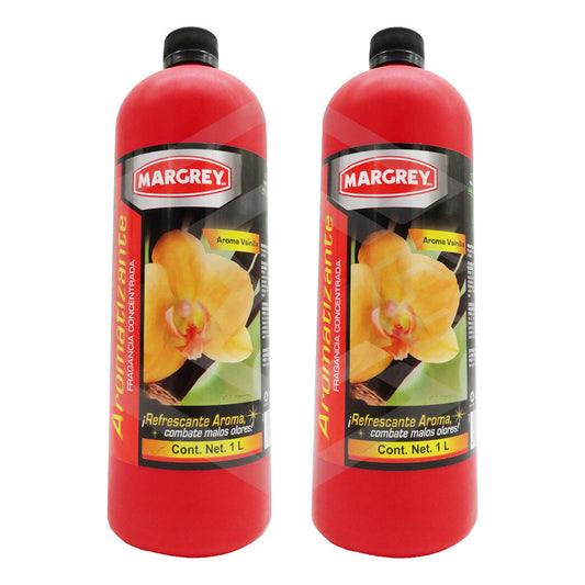 2 Fragancia Concentrada Vainilla 1lt Margrey Vainilla