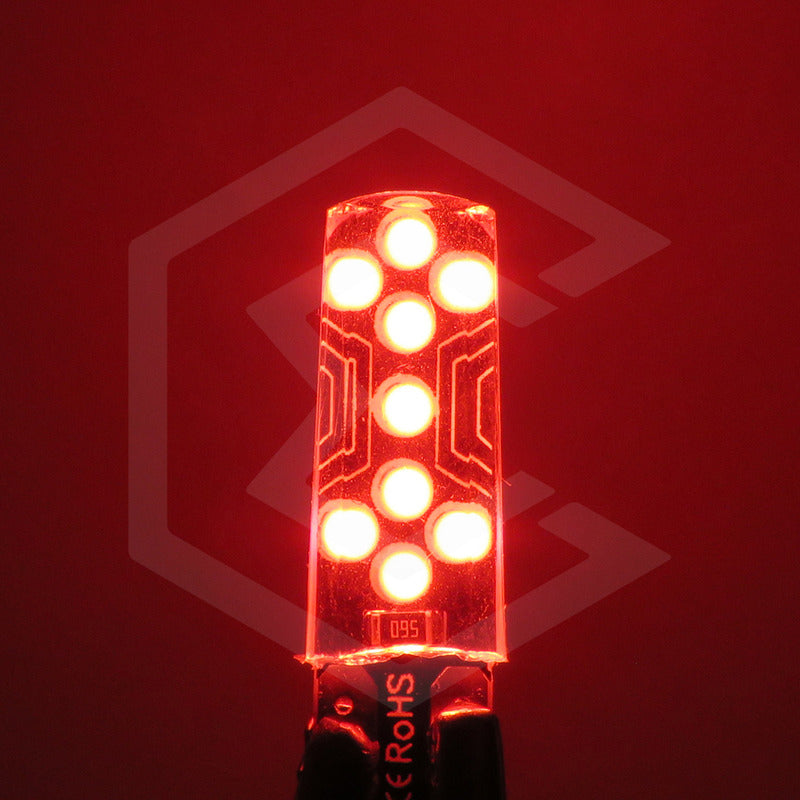 Par De Focos De Pellizco T10 18 Leds Cob Gel Alta Potencia