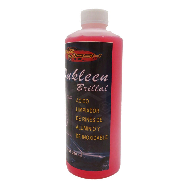 5 Acido Limpiador De Rines Aluminio Y Acero Inoxidable 250ml Rosa Chicle