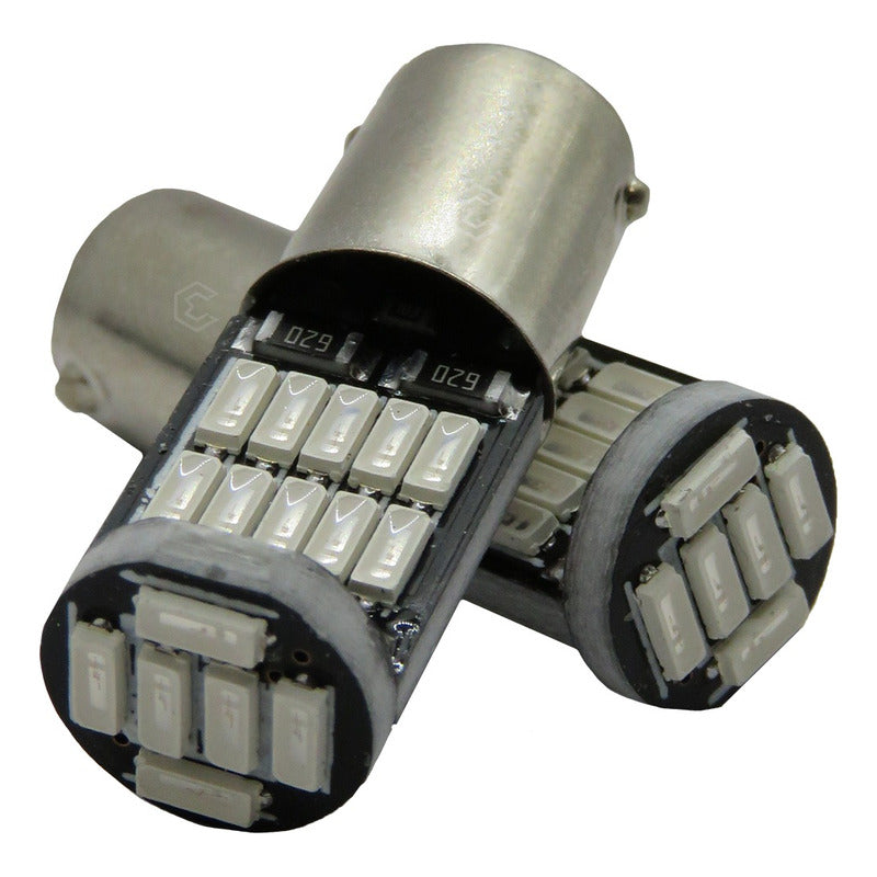 Par De Foco Pellizco 26 Led T11 Ba9s Bay9s Canbus 12v